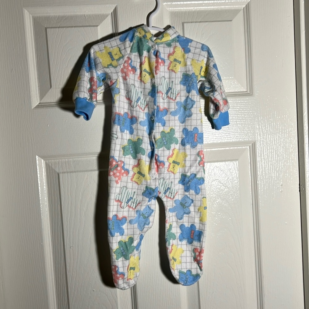 Slumber Tot - vintage baby footie pajamas with bears